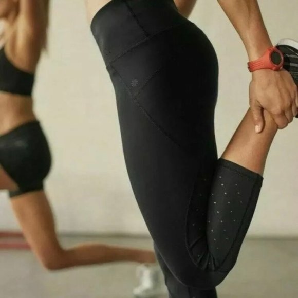 Athleta | Black Stealth Tru Cool Cropped Leggings Capri - Picture 15 of 15